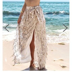 Sequin skirt